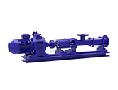 G screw pump motor rear view